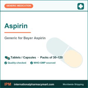 Aspirin - generic Bayer Aspirin | International Pharmacy Mart