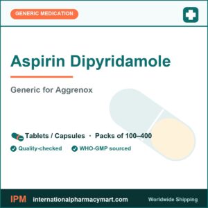 Aspirin Dipyridamole - generic Aggrenox | International Pharmacy Mart