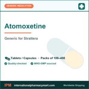 Atomoxetine - generic Strattera | International Pharmacy Mart