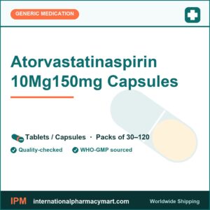 Atorvastatinaspirin 10Mg150mg Capsules | International Pharmacy Mart