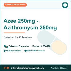Azee 250mg - Azithromycin 250mg - generic Zithromax | International Pharmacy Mart