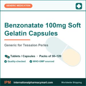 Benzonatate 100mg Soft Gelatin Capsules - generic Tessalon Perles | International Pharmacy Mart