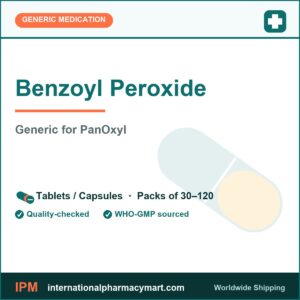 Benzoyl Peroxide - generic PanOxyl | International Pharmacy Mart