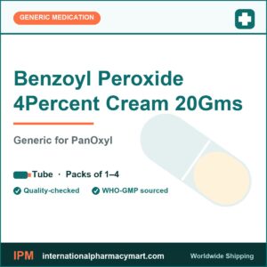 Benzoyl Peroxide 4Percent Cream 20Gms - generic PanOxyl | International Pharmacy Mart