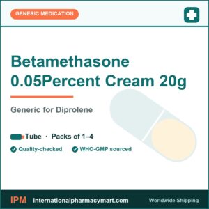 Betamethasone 0.05Percent Cream 20g - generic Diprolene | International Pharmacy Mart
