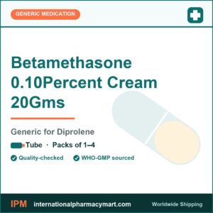 Betamethasone 0.10Percent Cream 20Gms - generic Diprolene | International Pharmacy Mart