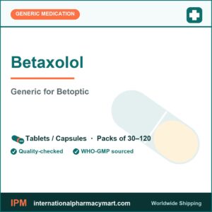 Betaxolol - generic Betoptic | International Pharmacy Mart