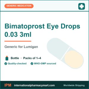 Bimatoprost Eye Drops 0.03 3ml - generic Lumigan | International Pharmacy Mart