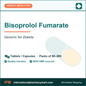 Bisoprolol Fumarate - generic Zebeta | International Pharmacy Mart