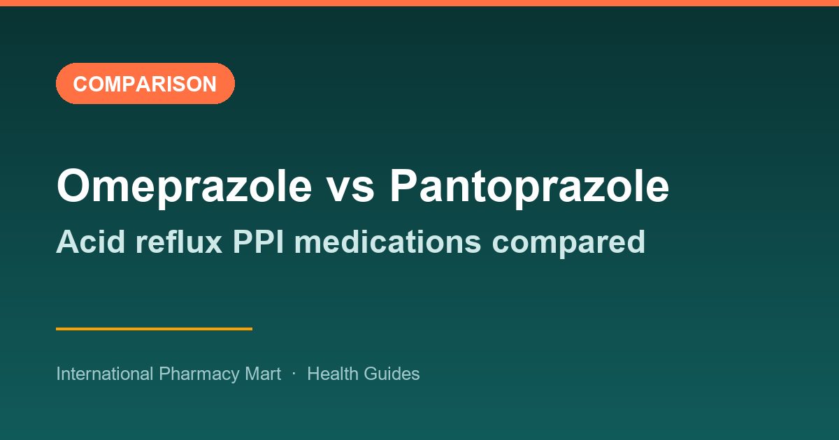 Omeprazole vs Pantoprazole: Which Acid Reflux Medication Should You Take?