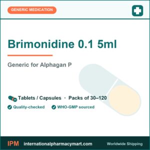 Brimonidine 0.1 5ml - generic Alphagan P | International Pharmacy Mart