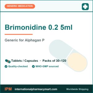 Brimonidine 0.2 5ml - generic Alphagan P | International Pharmacy Mart