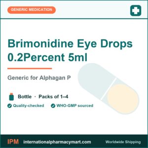 Brimonidine Eye Drops 0.2Percent 5ml - generic Alphagan P | International Pharmacy Mart