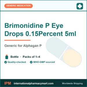 Brimonidine P Eye Drops 0.15Percent 5ml - generic Alphagan P | International Pharmacy Mart