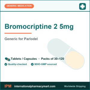 Bromocriptine 2 5mg - generic Parlodel | International Pharmacy Mart