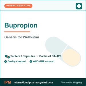 Bupropion - generic Wellbutrin | International Pharmacy Mart