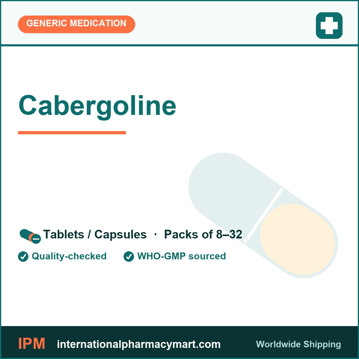 Cabergoline | International Pharmacy Mart