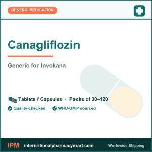 Canagliflozin - generic Invokana | International Pharmacy Mart