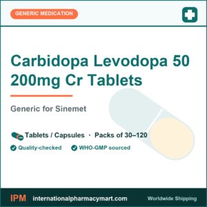 Carbidopa Levodopa 50 200mg Cr Tablets - generic Sinemet | International Pharmacy Mart