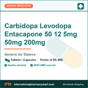 Carbidopa Levodopa Entacapone 50 12 5mg 50mg 200mg - generic Stalevo | International Pharmacy Mart