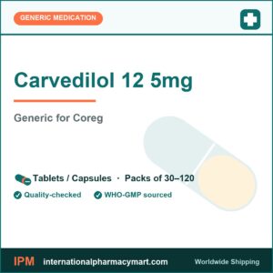 Carvedilol 12 5mg - generic Coreg | International Pharmacy Mart