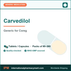 Carvedilol - generic Coreg | International Pharmacy Mart