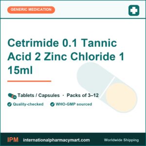 Cetrimide 0.1 Tannic Acid 2 Zinc Chloride 1 15ml | International Pharmacy Mart