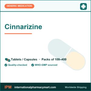 Cinnarizine | International Pharmacy Mart