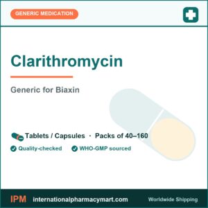 Clarithromycin - generic Biaxin | International Pharmacy Mart