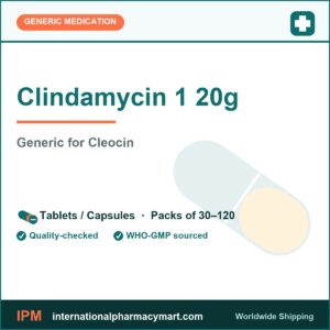 Clindamycin 1 20g - generic Cleocin | International Pharmacy Mart