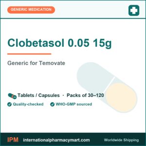 Clobetasol 0.05 15g - generic Temovate | International Pharmacy Mart