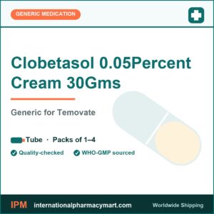 Clobetasol 0.05Percent Cream 30Gms - generic Temovate | International Pharmacy Mart