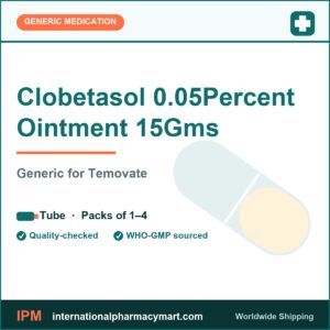 Clobetasol 0.05Percent Ointment 15Gms - generic Temovate | International Pharmacy Mart
