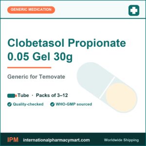 Clobetasol Propionate 0.05 Gel 30g - generic Temovate | International Pharmacy Mart