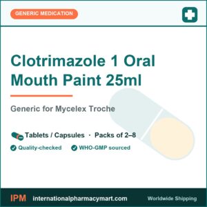 Clotrimazole 1 Oral Mouth Paint 25ml - generic Mycelex Troche | International Pharmacy Mart