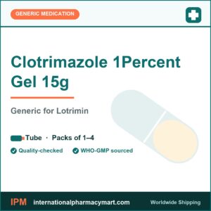 Clotrimazole 1Percent Gel 15g - generic Lotrimin | International Pharmacy Mart