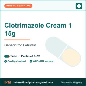 Clotrimazole Cream 1 15g - generic Lotrimin | International Pharmacy Mart