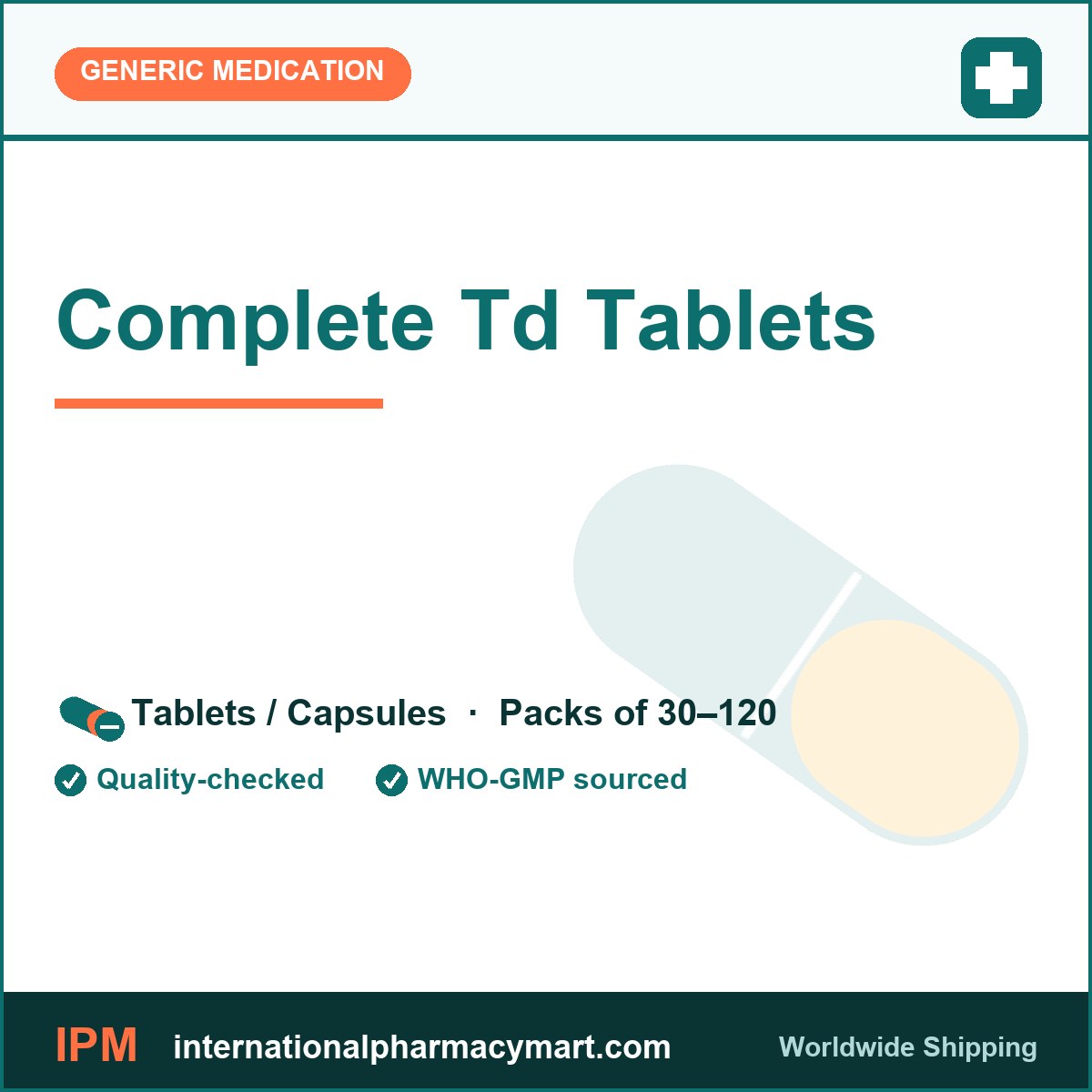Complete Td Tablets | International Pharmacy Mart