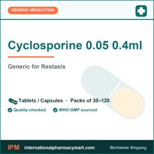 Cyclosporine 0.05 0.4ml - generic Restasis | International Pharmacy Mart