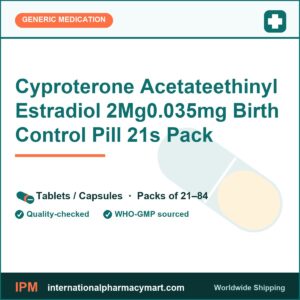 Cyproterone Acetateethinyl Estradiol 2Mg0.035mg Birth Control Pill 21s Pack | International Pharmacy Mart