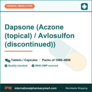 Dapsone (Aczone (topical) / Avlosulfon (discontinued)) | International Pharmacy Mart