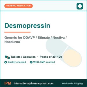 Desmopressin - generic DDAVP / Stimate / Noctiva / Nocdurna | International Pharmacy Mart
