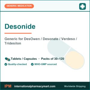 Desonide - generic DesOwen / Desonate / Verdeso / Tridesilon | International Pharmacy Mart
