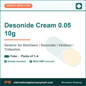 Desonide Cream 0.05 10g - generic DesOwen / Desonate / Verdeso / Tridesilon | International Pharmacy Mart