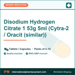 Disodium Hydrogen Citrate 1 53g 5ml (Cytra-2 / Oracit (similar)) | International Pharmacy Mart
