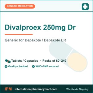Divalproex 250mg Dr - generic Depakote / Depakote ER | International Pharmacy Mart