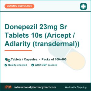 Donepezil 23mg Sr Tablets 10s (Aricept / Adlarity (transdermal)) | International Pharmacy Mart