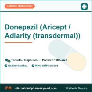 Donepezil (Aricept / Adlarity (transdermal)) | International Pharmacy Mart