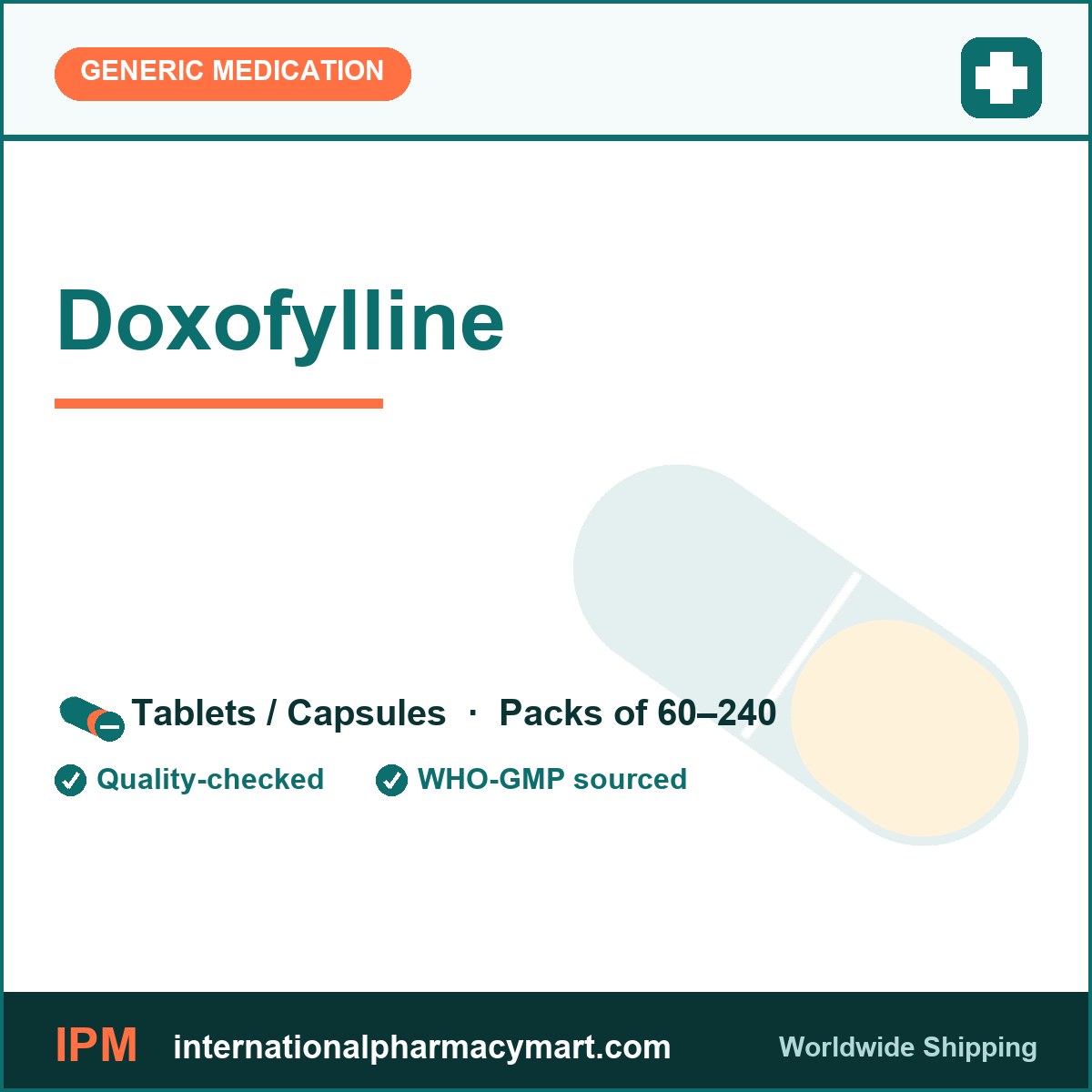 Doxofylline | International Pharmacy Mart