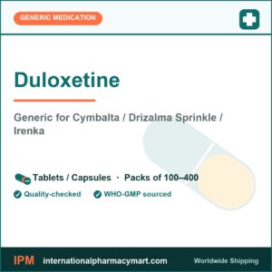 Duloxetine - generic Cymbalta / Drizalma Sprinkle / Irenka | International Pharmacy Mart